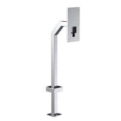 Pedestal Pro 22PE1-VALE-01-304 42" Stainless Gooseneck Pedestal