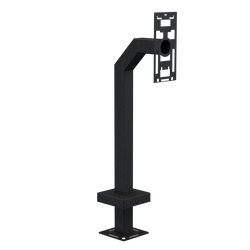 Pedestal Pro 33PE1-2NIP-01-CRS 42" Heavy Duty Gooseneck Pedestal