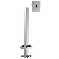 PedestalPro 33PE1-DOOR-03-304 45" Stainless Gooseneck Pedestal