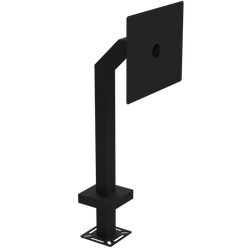 Pedestal Pro 33PE1-INVU-01-CRS 42" Steel Gooseneck Pedestal