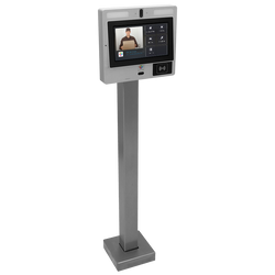 PedestalPro 33PED-BUT-003-304 44" Low Stainless Gooseneck