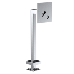 PedestalPro 33PED-MVI-001-304 45" Stainless Gooseneck
