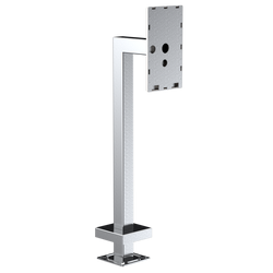 PedestalPro 33PED-MVI-002-304 45" Stainless Gooseneck