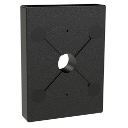 PedestalPro 46PLA-PRO-001-HDP Single Gang RFID Buffer Plate