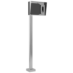 PedestalPro 72-3-12-SS 72" Heavy Duty Stainless Pedestal