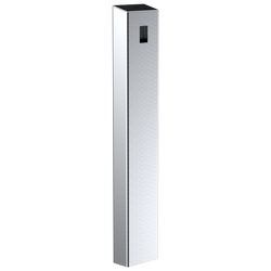 PedestalPro ADA-SS-TWR-47x4x8 47" Tappered Stainless Pedestal