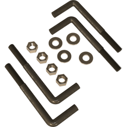 PedestalPro L-Bolt-500 L-bolt Pedestal Mounting Kit