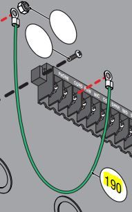 DKS DoorKing 7082-059 Wire 8.5" Green 18 AWG Strd