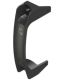 D&D 8000-1000 Gate Handle with Heavy-Duty Gate Hinge Kit, Black
