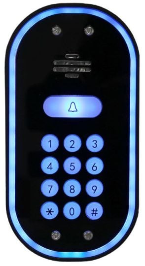 AES LITE-ARC-RBK-US ARC LITE Wall Mount Cellular Intercom & Keypad