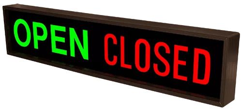 Signal-Tech 25883 "OPEN/CLOSED" LED Sign