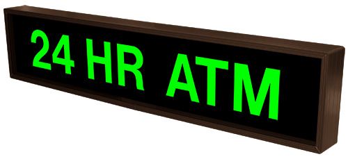 Signal-Tech 25930 "24 HR ATM" LED Sign