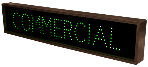 Signal-Tech 37159 "COMMERCIAL" LED Sign