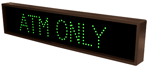 Signal-Tech 49065 "ATM ONLY" LED Sign
