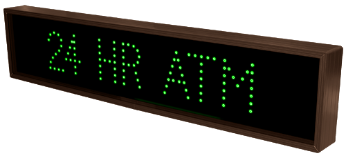 Signal-Tech 49285 "24 HR ATM" LED Sign