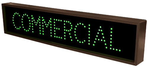 Signal-Tech 6032 "COMMERCIAL" LED Sign