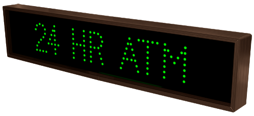 Signal-Tech 8066 "24 HR ATM" LED Sign