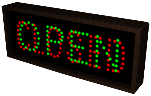 Signal-Tech 5887 "OPEN/CLOSED" LED Sign