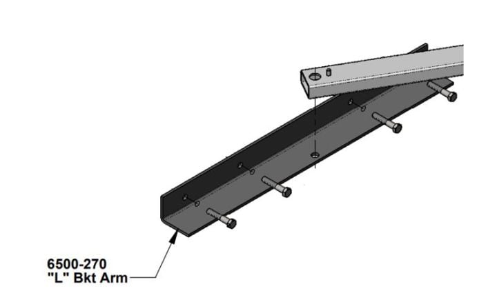 DKS DoorKing 6500-270 Bracket 'L' Gate Mount