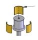 DKS DoorKing 6500-140 Bushing Brass 1.375 R